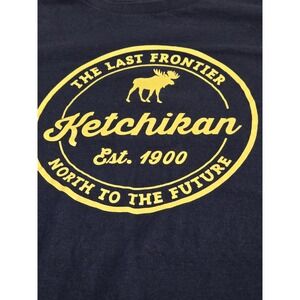 Ketchikan The Last Frontier‎ Est 1900 North to the Future T Shirt XXL Navy /0154